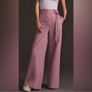 Essentiel Antwerp, NWT, Lilac Wide-Leg Pants, Size 12